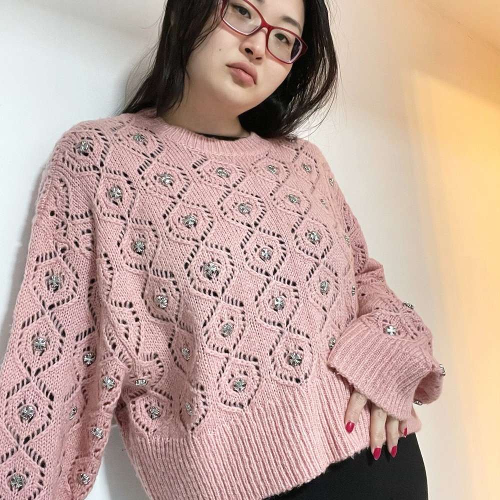 Pink Knit Sweater